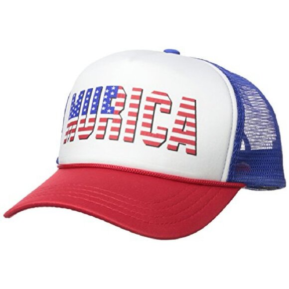 Vintage Retro Trucker Cap, Adjustable Snap Closure, Polyester Mesh - Picture 2 of 4